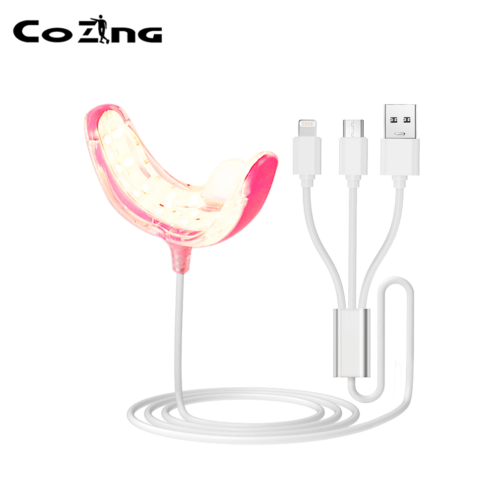 2021 COZING Nouveau produit Type USB Thérapie par la lumière LED Gingivite Maladie des gencives